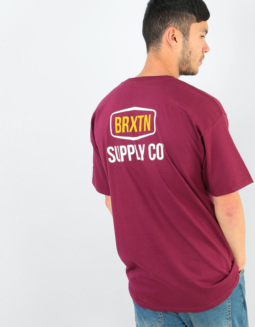 Brixton Slade T-Shirt - Burgundy
