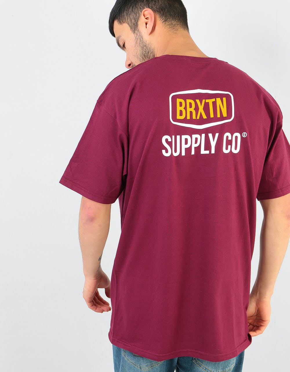 Brixton Slade T-Shirt - Burgundy