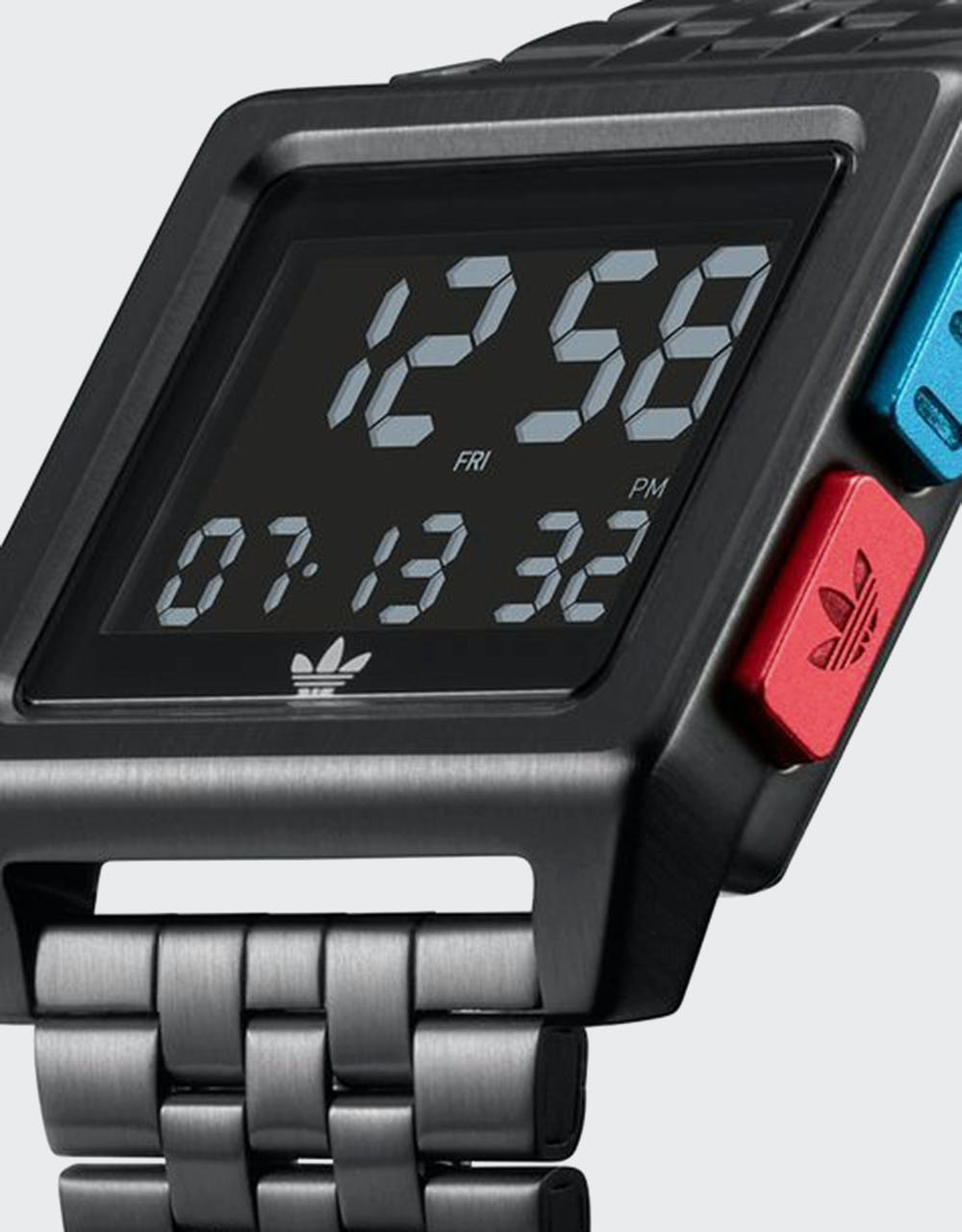 Adidas Archive M1 Watch - Black/Blue/Red