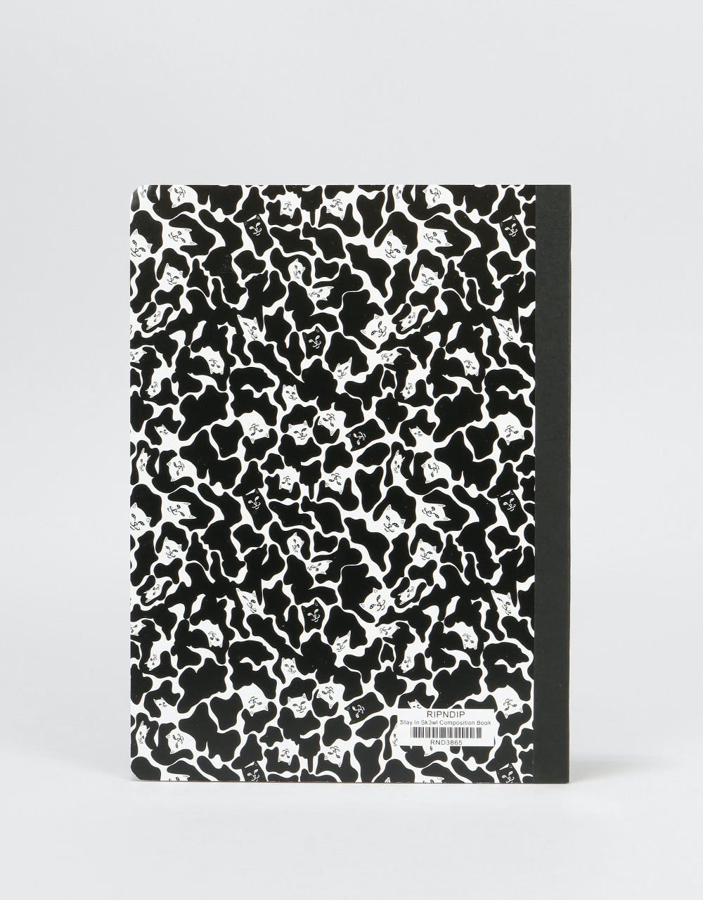 RIPNDIP Stay In Sk3wl Composition Notebook - Black