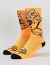 Santa Cruz Screaming Hand Mono Socks - Fluro Orange