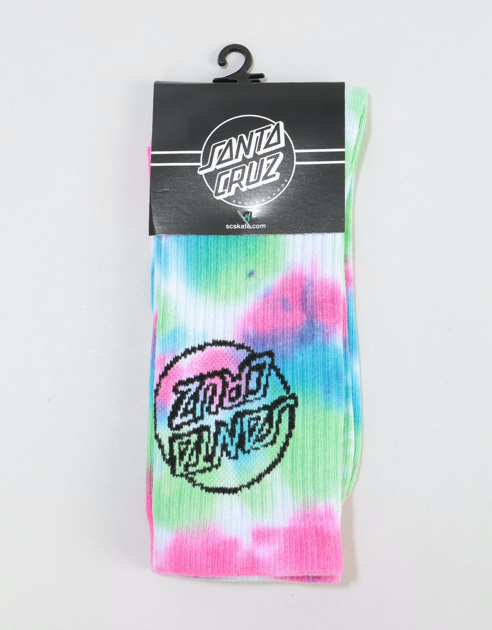 Santa Cruz Tie Dye Dot Socks - Trippy Dye