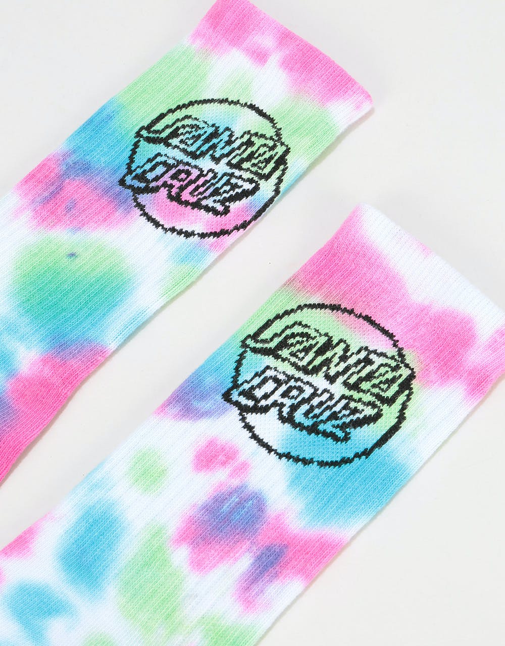 Santa Cruz Tie Dye Dot Socks - Trippy Dye