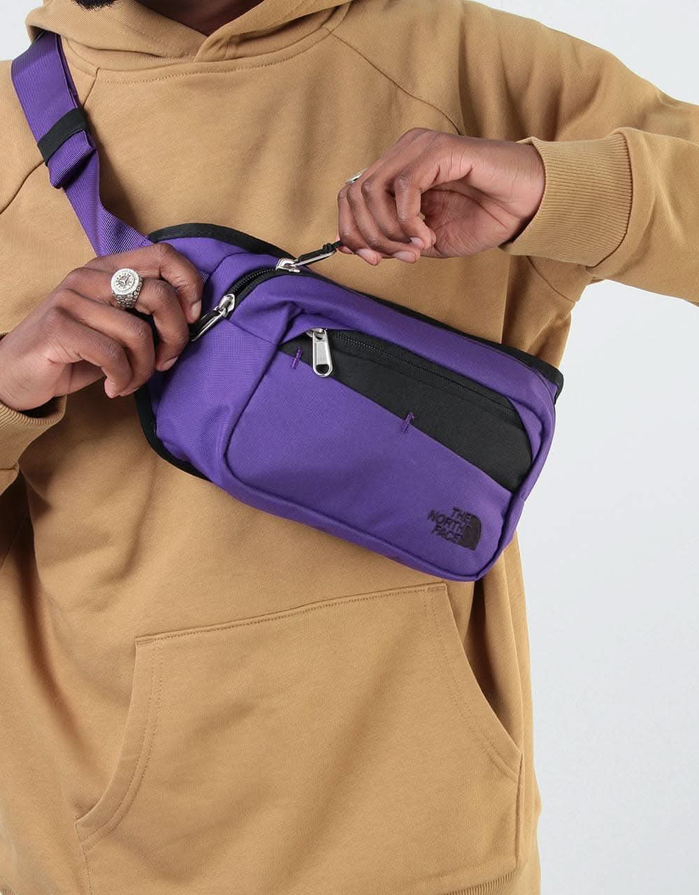 The North Face Bozer II Cross Body Bag - Hero Purple/TNF Black
