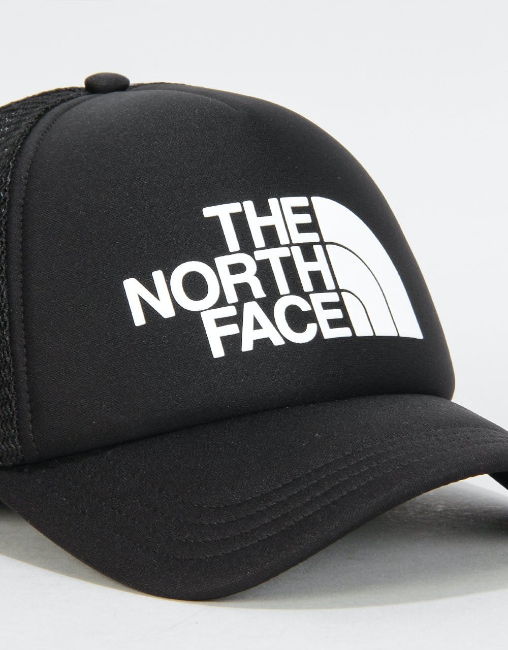 The North Face Logo Trucker Cap - TNF Black/TNF White
