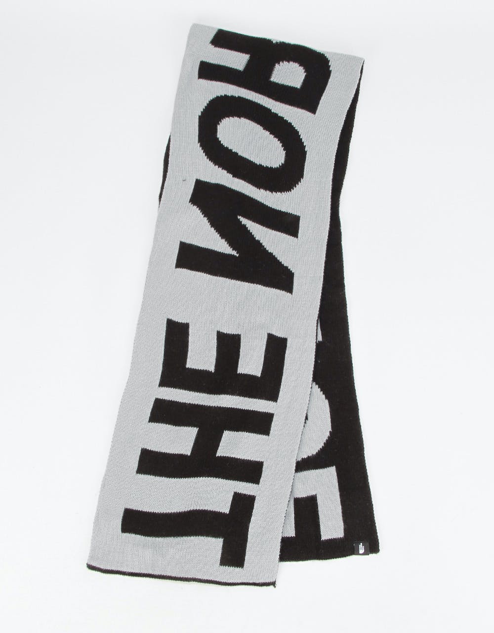 The North Face Logo Scarf - TNF Medium Grey Heather/TNF Black