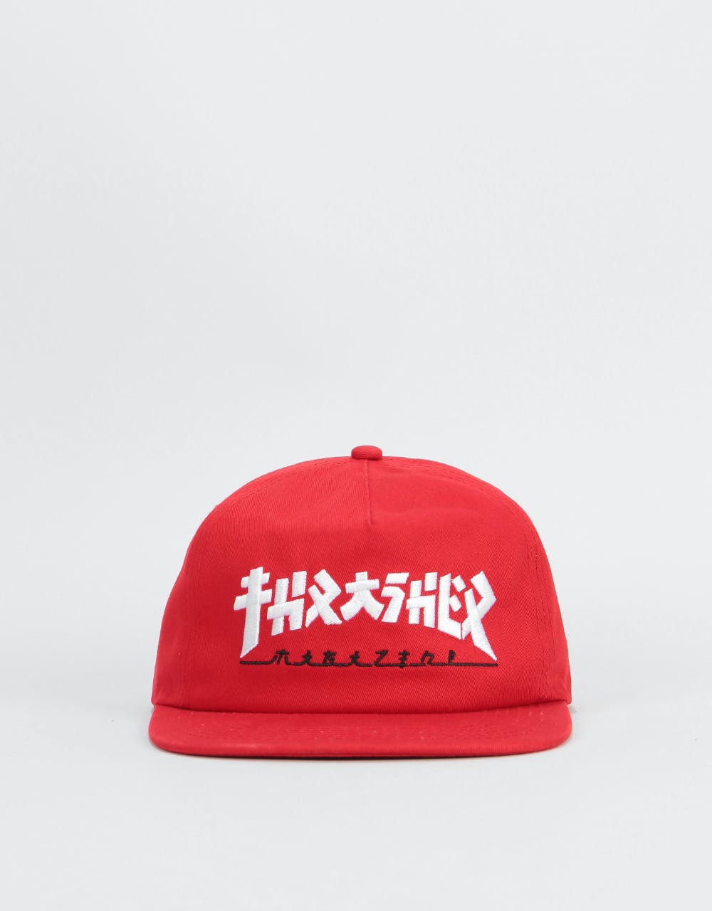 Thrasher Godzilla Snapback Cap - Red