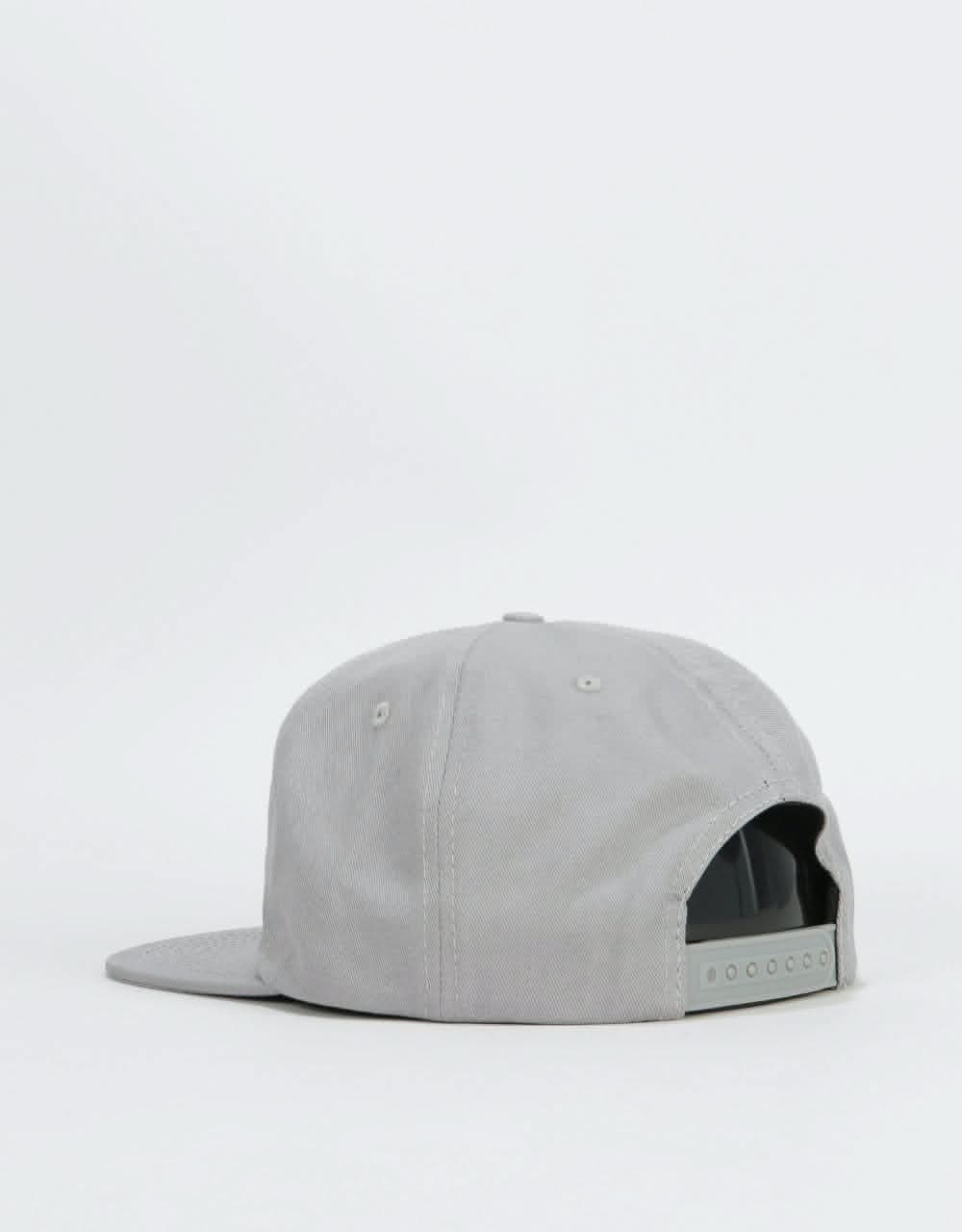 Thrasher Outlined Snapback Cap - Grey/Red