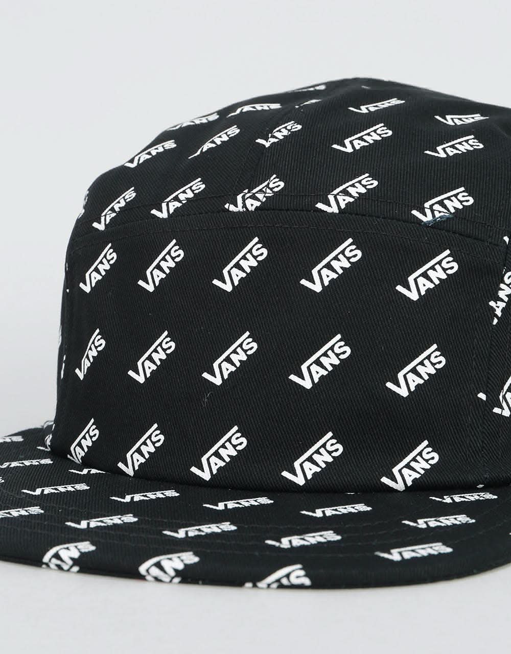 Vans Retro Allover 5 Panel Cap - Black Retro Vans