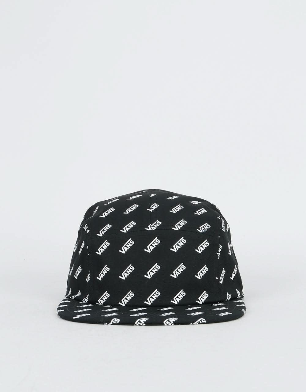 Vans Retro Allover 5 Panel Cap - Black Retro Vans