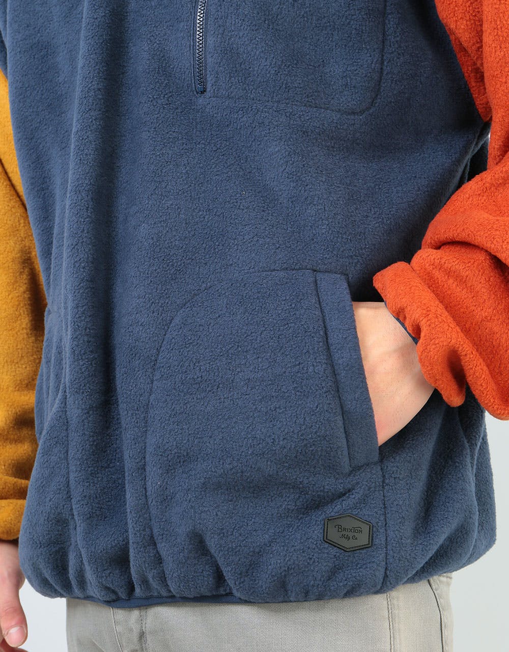 Brixton Higgins Pullover Fleece Sweatshirt - Multi