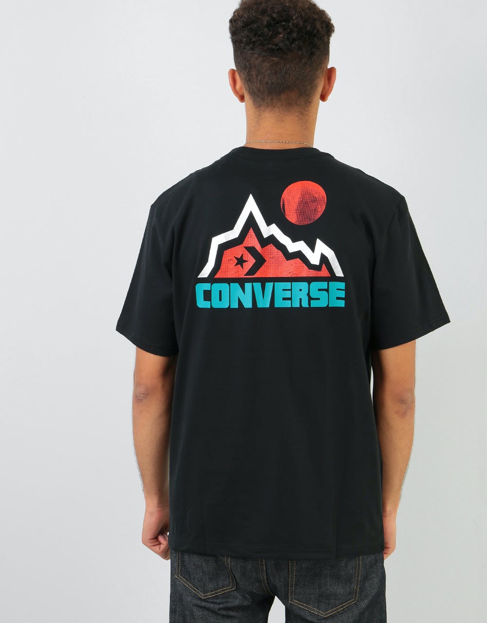 Converse Mountain Moon T-Shirt - Black