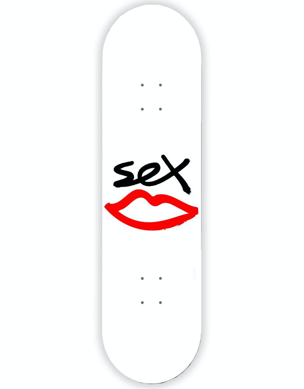 Sex Logo Skateboard Deck - 8"