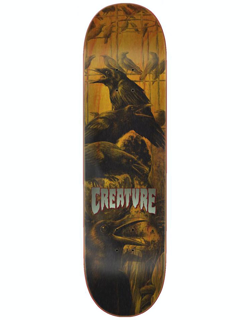 Creature Haunted Crows Everslick Skateboard Deck - 8.5"