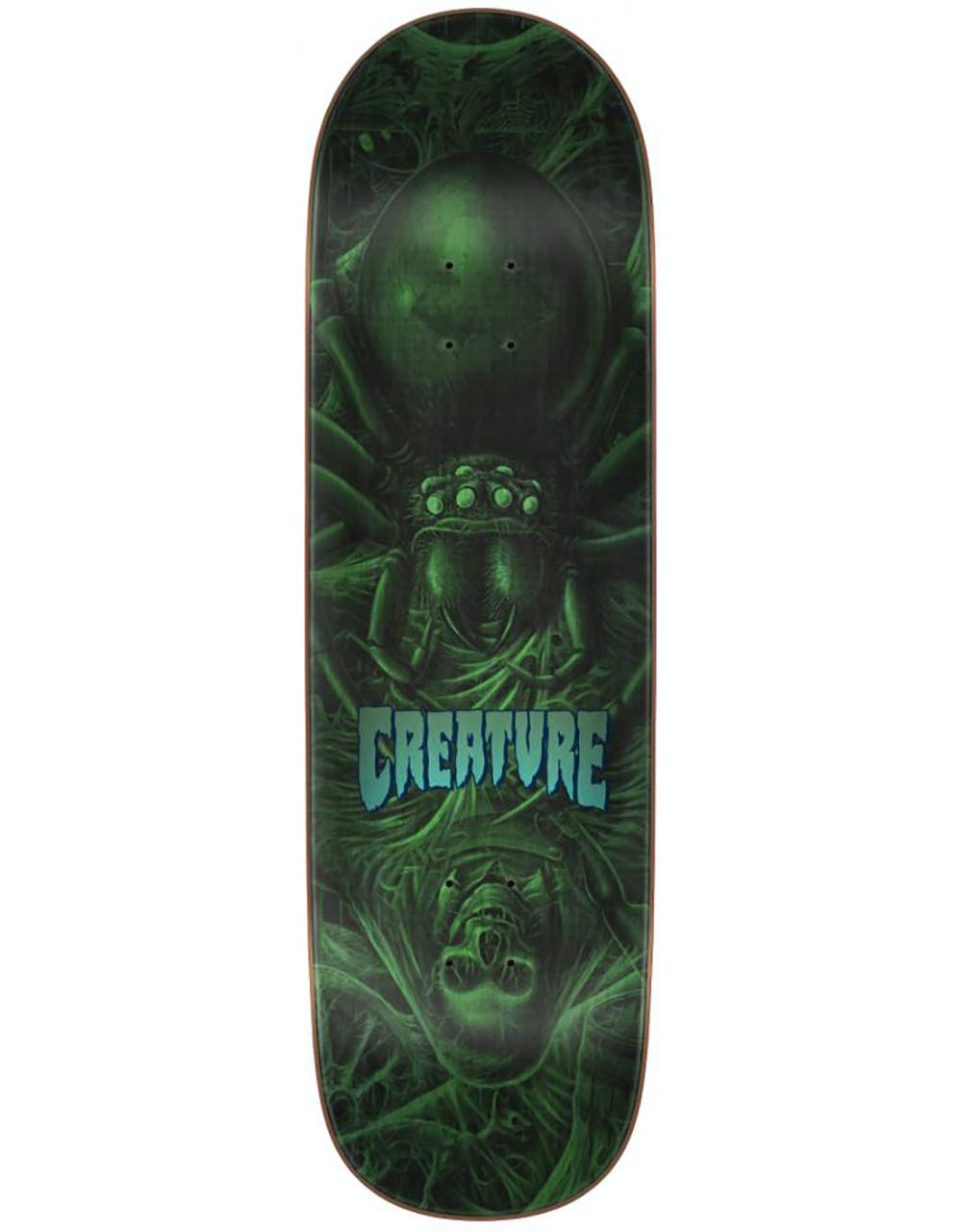 Creature Haunted Webs Everslick Skateboard Deck - 8.59"