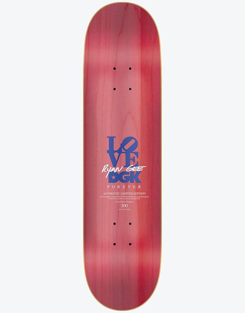 DGK x Ryan Gee Kalis Love Park Photo Ltd Skateboard Deck - 8.1"
