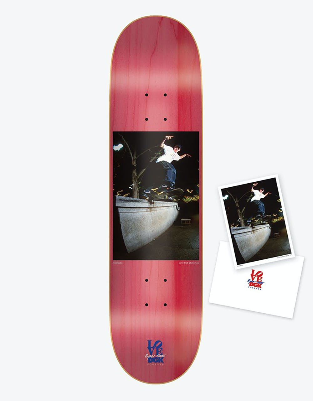 DGK x Ryan Gee Kalis Love Park Photo Ltd Skateboard Deck - 8.1"