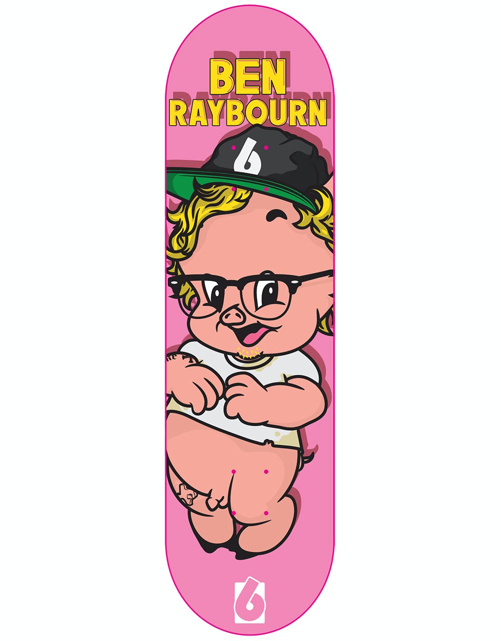 Birdhouse Raybourn Porky Skateboard Deck - 8.5"