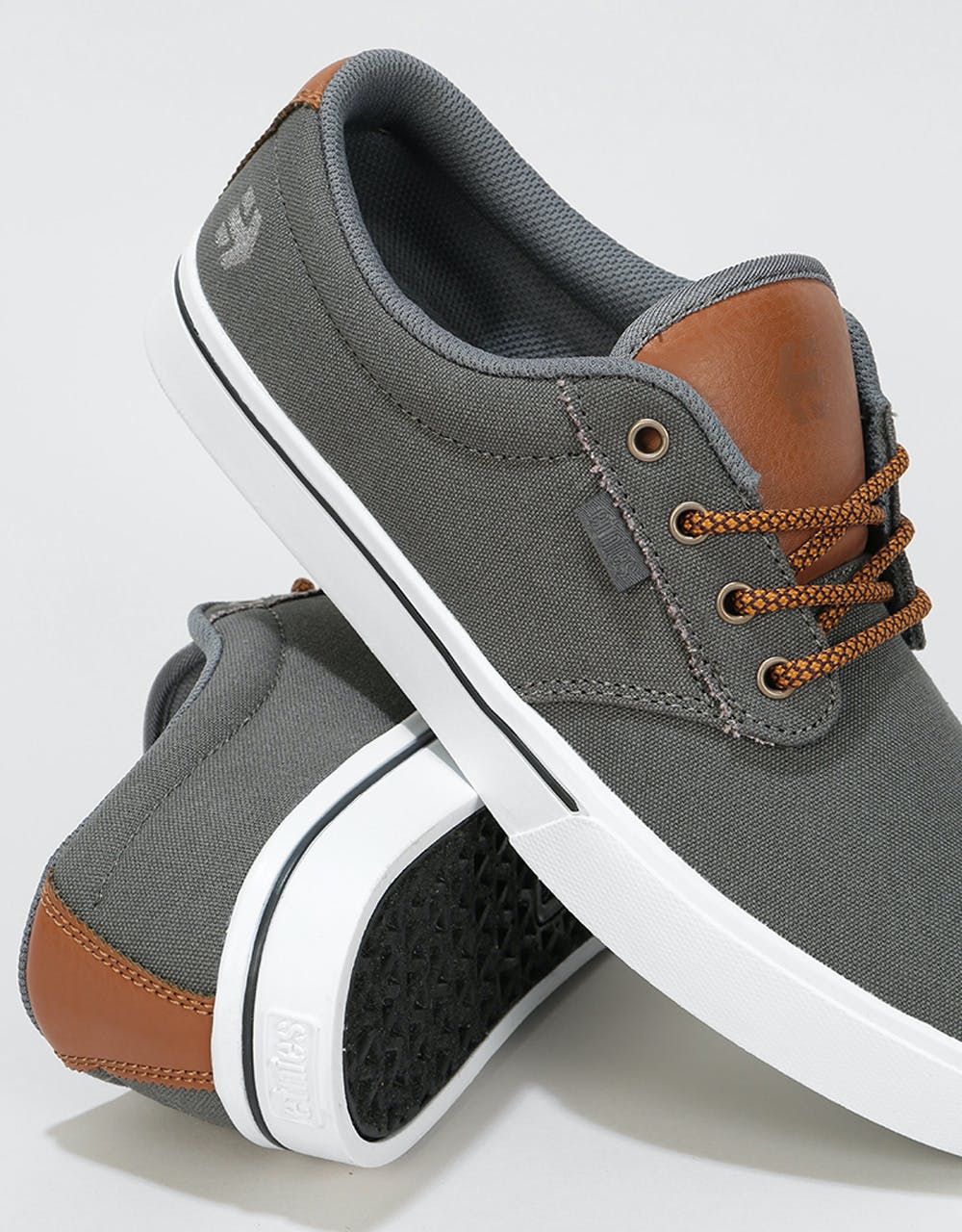 Etnies Jameson 2 Eco Skate Shoes - Grey/Brown