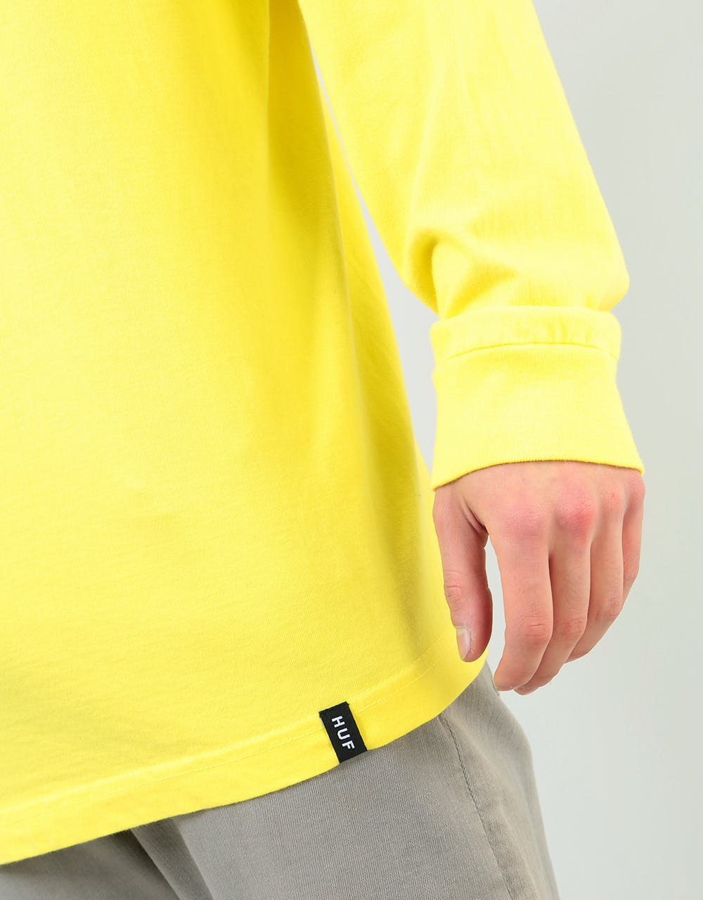 HUF Ember Rose TT L/S T-Shirt - Blazing Yellow
