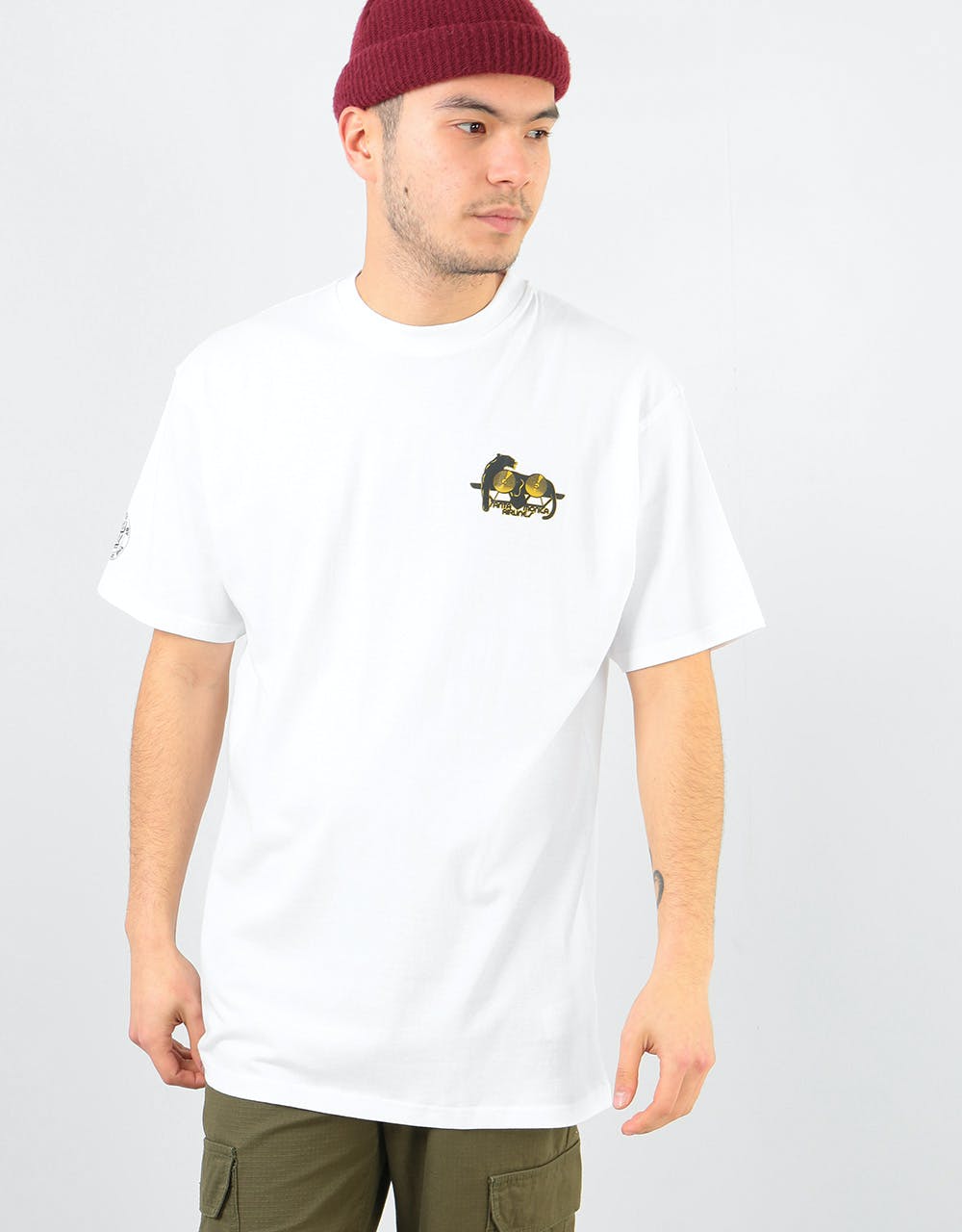 Santa Cruz SMA Natas Panther T-Shirt - White