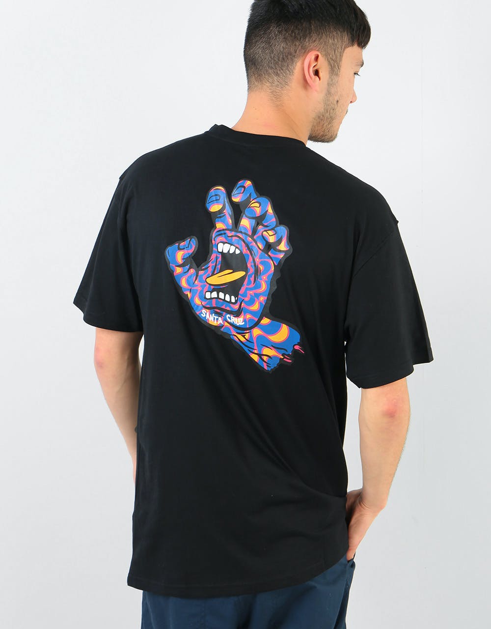 Santa Cruz Kaleido Hand T-Shirt - Black