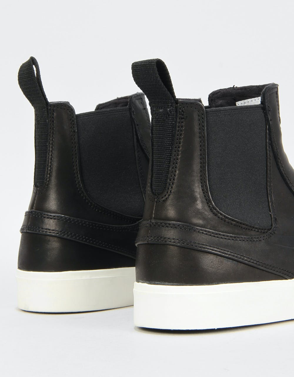 Nike SB Zoom Stefan Janoski Slip Mid RM Skate Shoes - Black/Pale Ivory