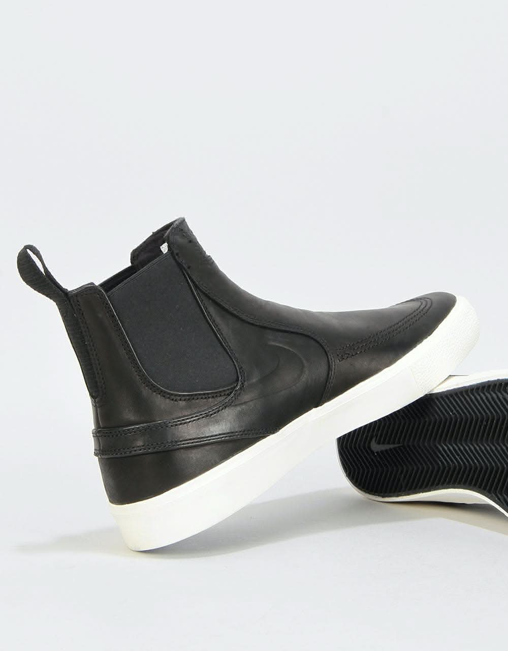 Sb janoski slip mid rm black and white skate shoes Clearance