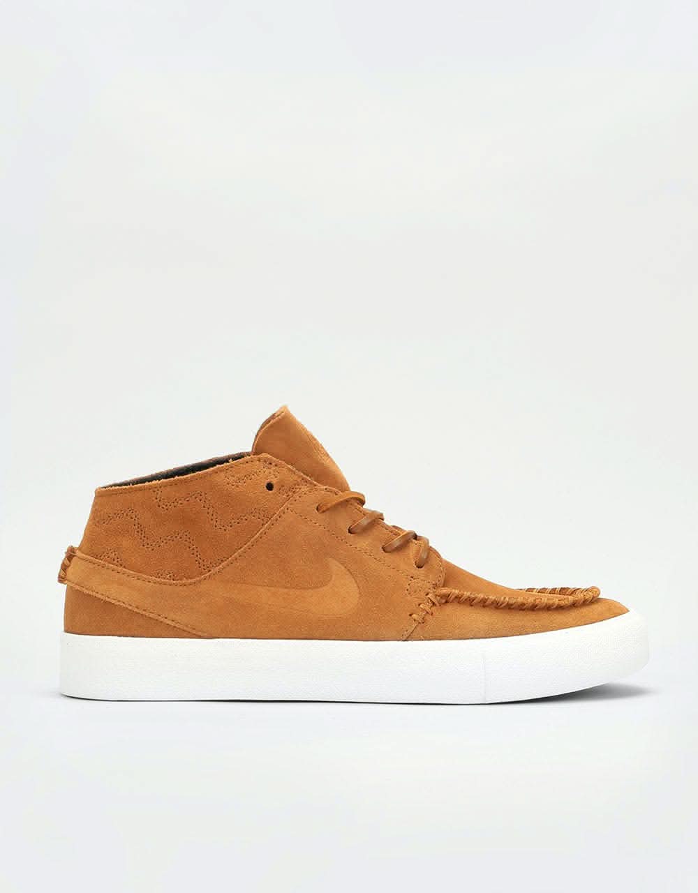 Nike sb janoski british tan & black suede skate shoes Clearance