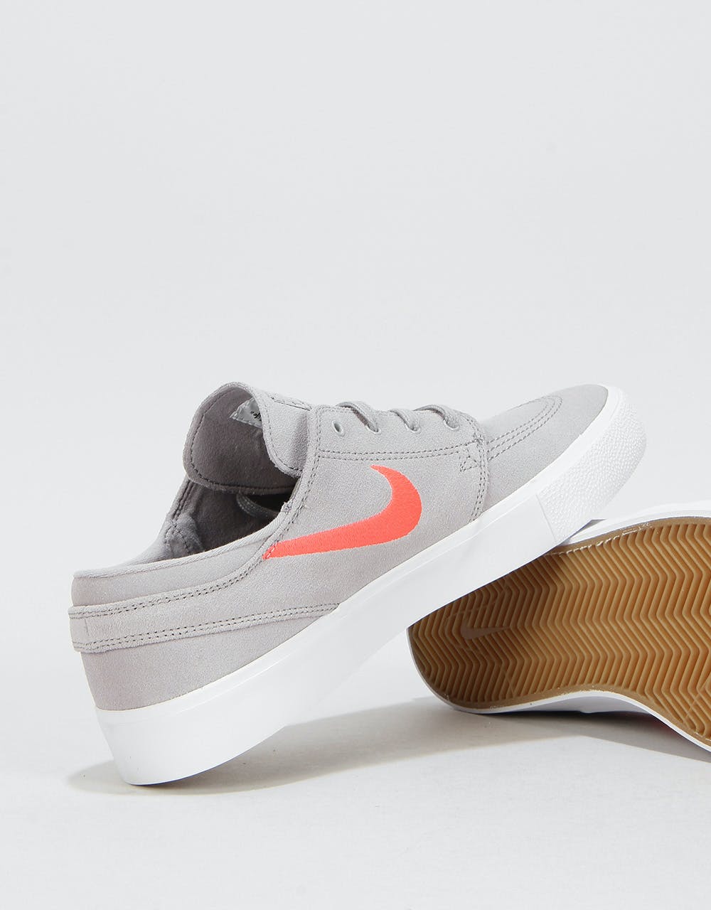 Nike SB Zoom Janoski RM Skate Shoes - Atmosphere Grey/Crimson-White
