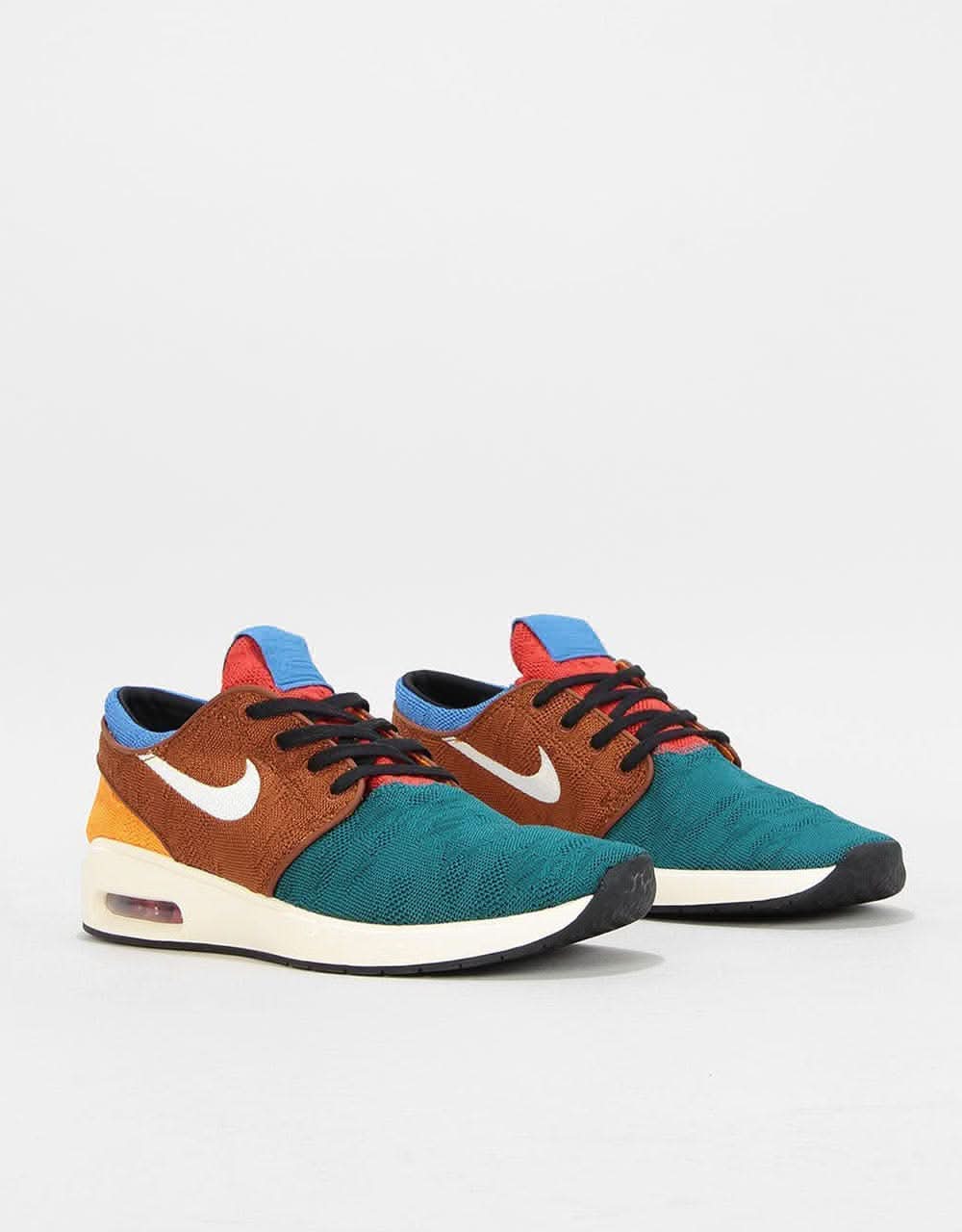 Nike sb janoski air max 2 multicolor skate shoes Clearance