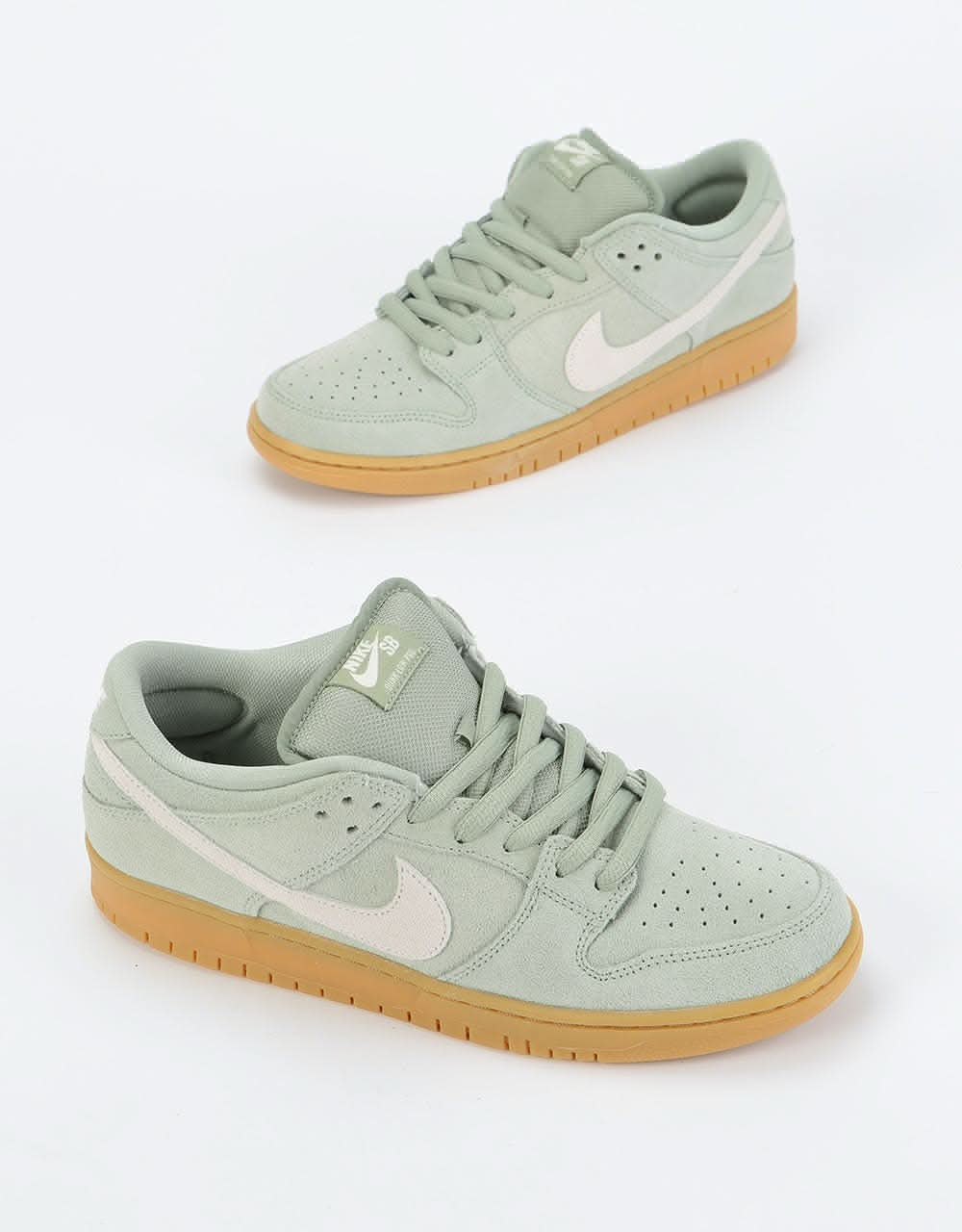 Nike SB Dunk Low Pro Skate Shoes - Jade Horizon/Pale Ivory