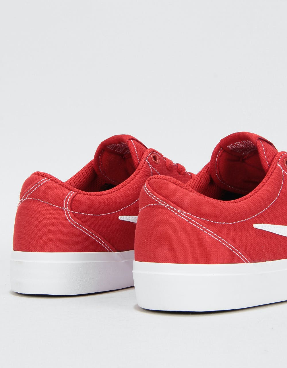 Nike SB Charge Solarsoft Canvas Skate Shoes - Mystic Red/White-Black