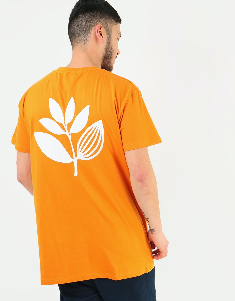 Magenta Classic Plant T-Shirt - Orange
