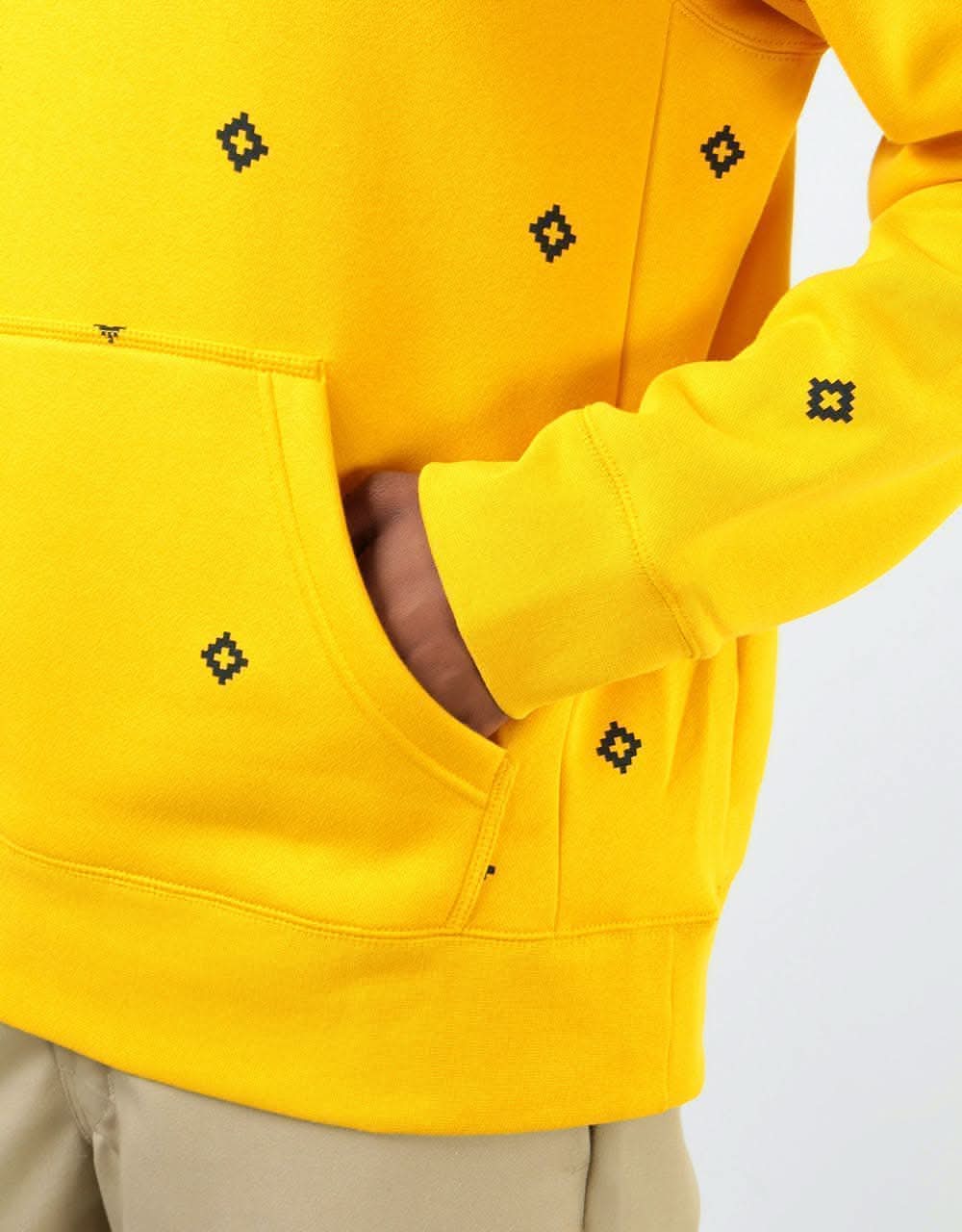 Nike SB Diamond Icon Pullover Hoodie - Dark Sulfur/Dark Obsidian/Olive