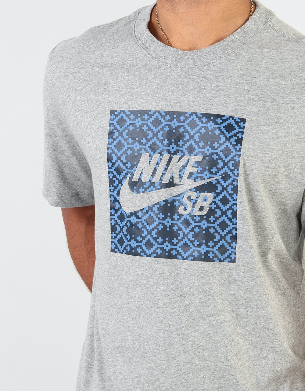Nike SB Nomad Logo T-Shirt - Dk Grey Heather