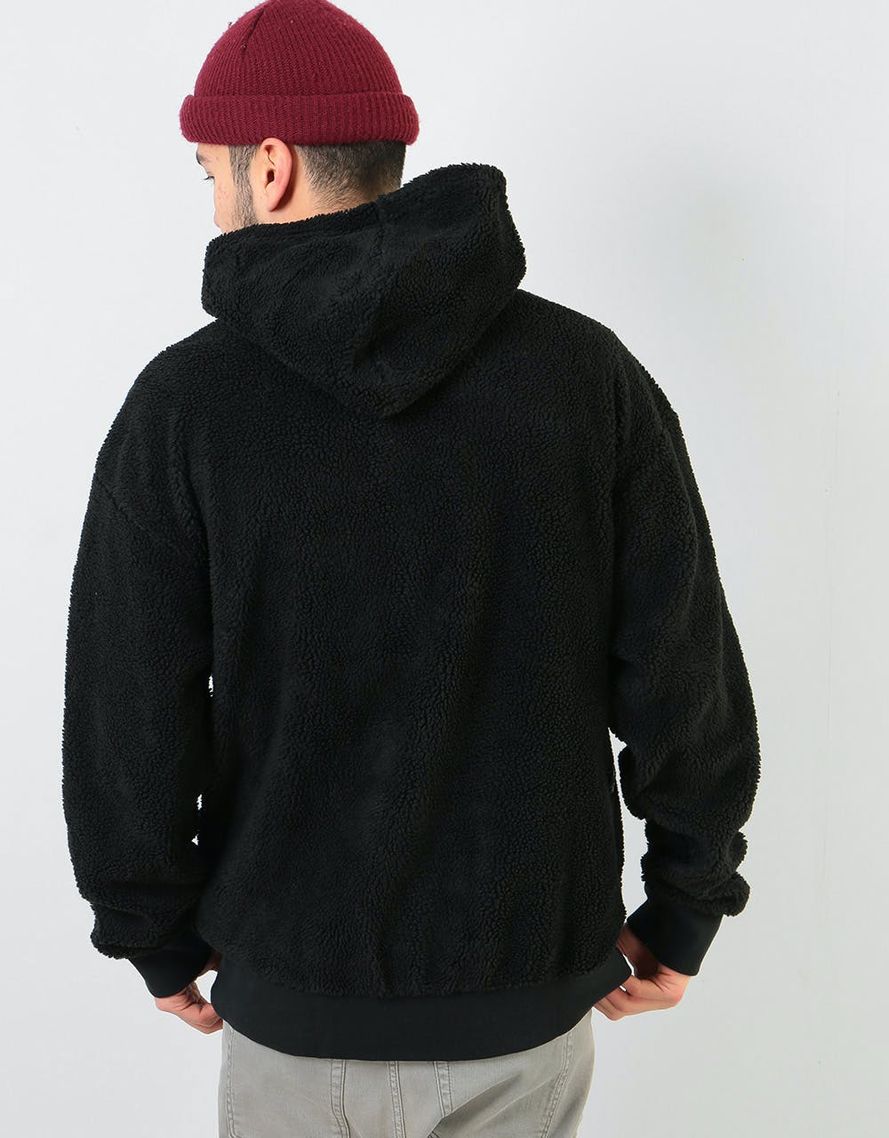Nike SB Sherpa Pullover Hoodie - Black/Black