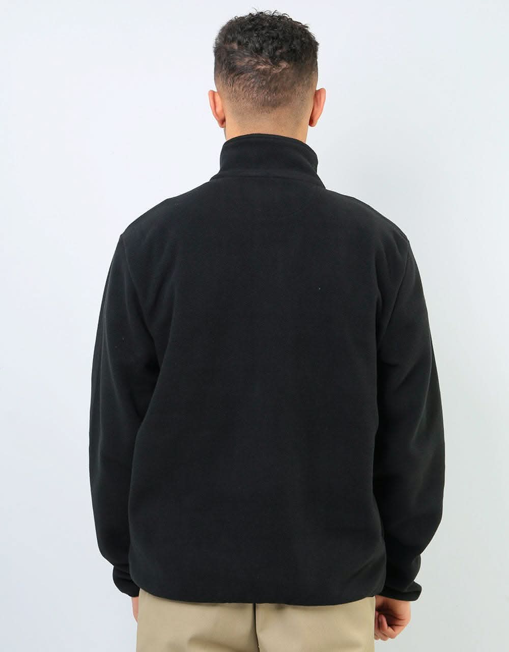 Stüssy Basic Polar Mock Fleece - Black
