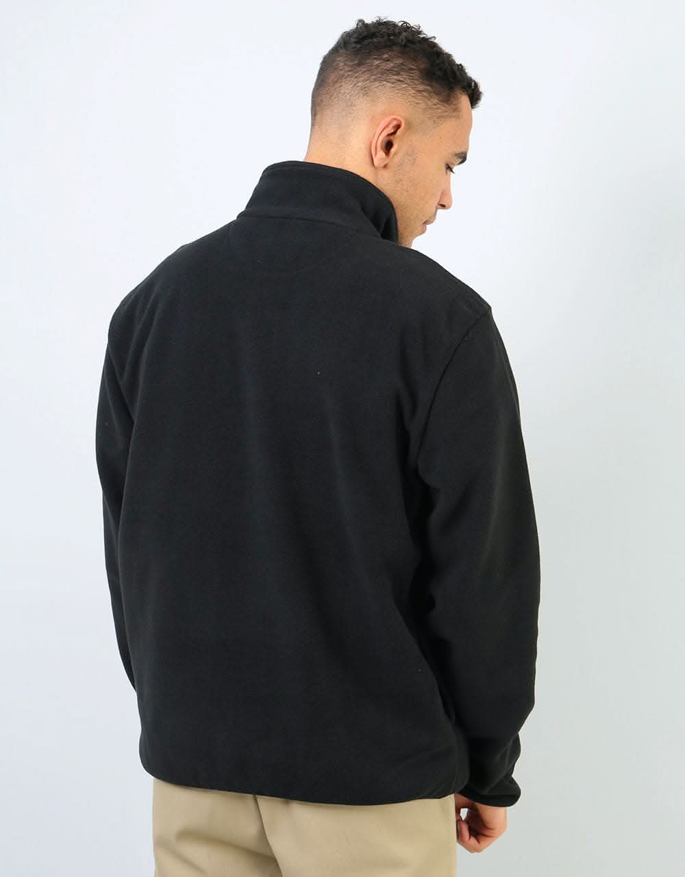 Stüssy Basic Polar Mock Fleece - Black