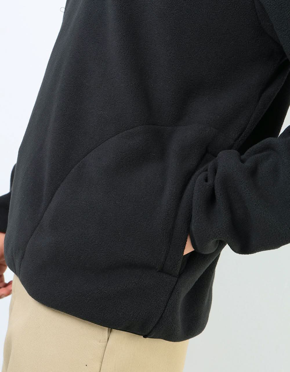 Stüssy Basic Polar Mock Fleece - Black