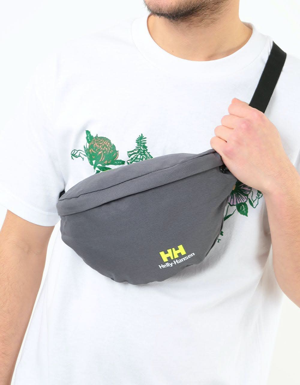 Helly Hansen Logo Bum Bag - Charcoal