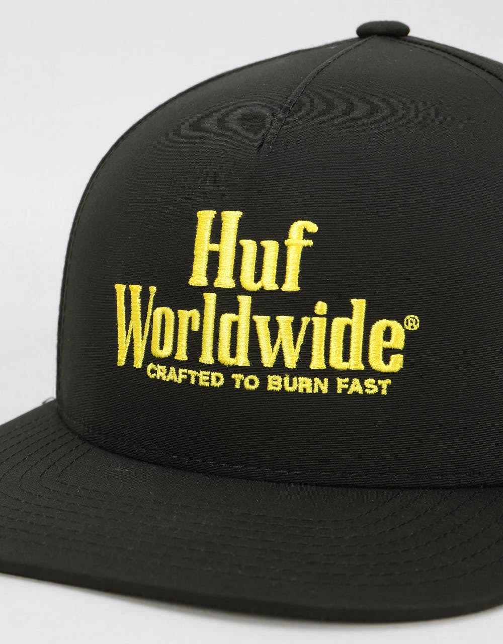 HUF Burn Fast Snapback Cap - Black