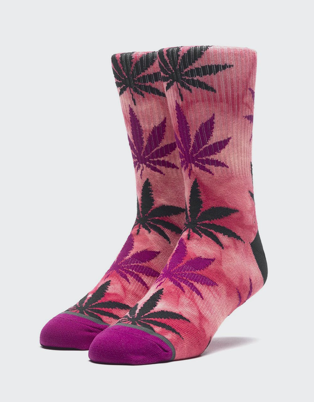 HUF Tie-Dye Plantlife Socks - Poppy