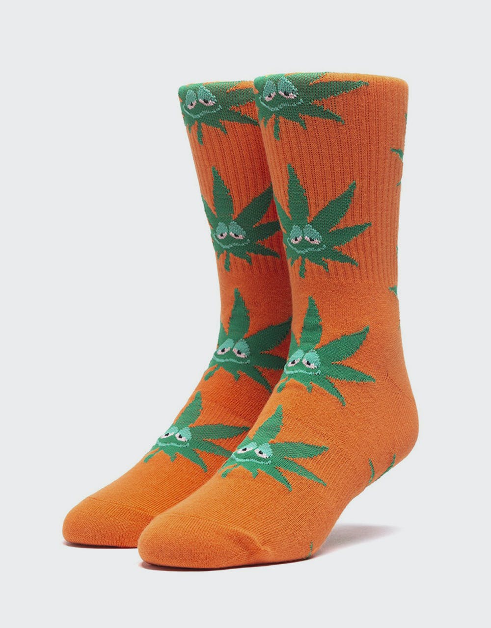 HUF Green Buddy Socks - Russet Orange