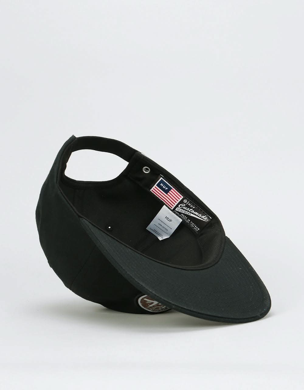 HUF PCH Logo 6 Panel Cap - Black