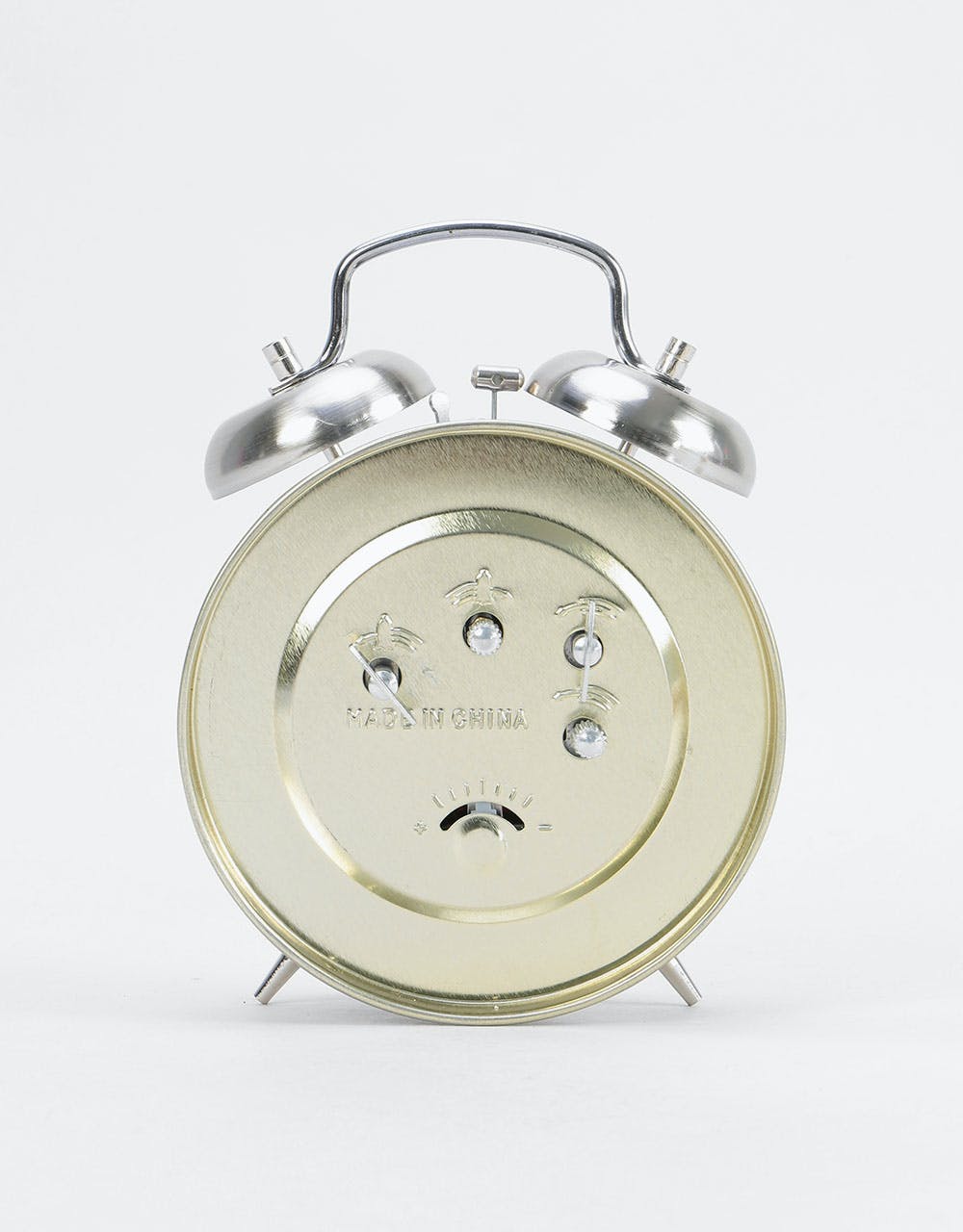 Independent Time to Grind Alarm Clock - Silver