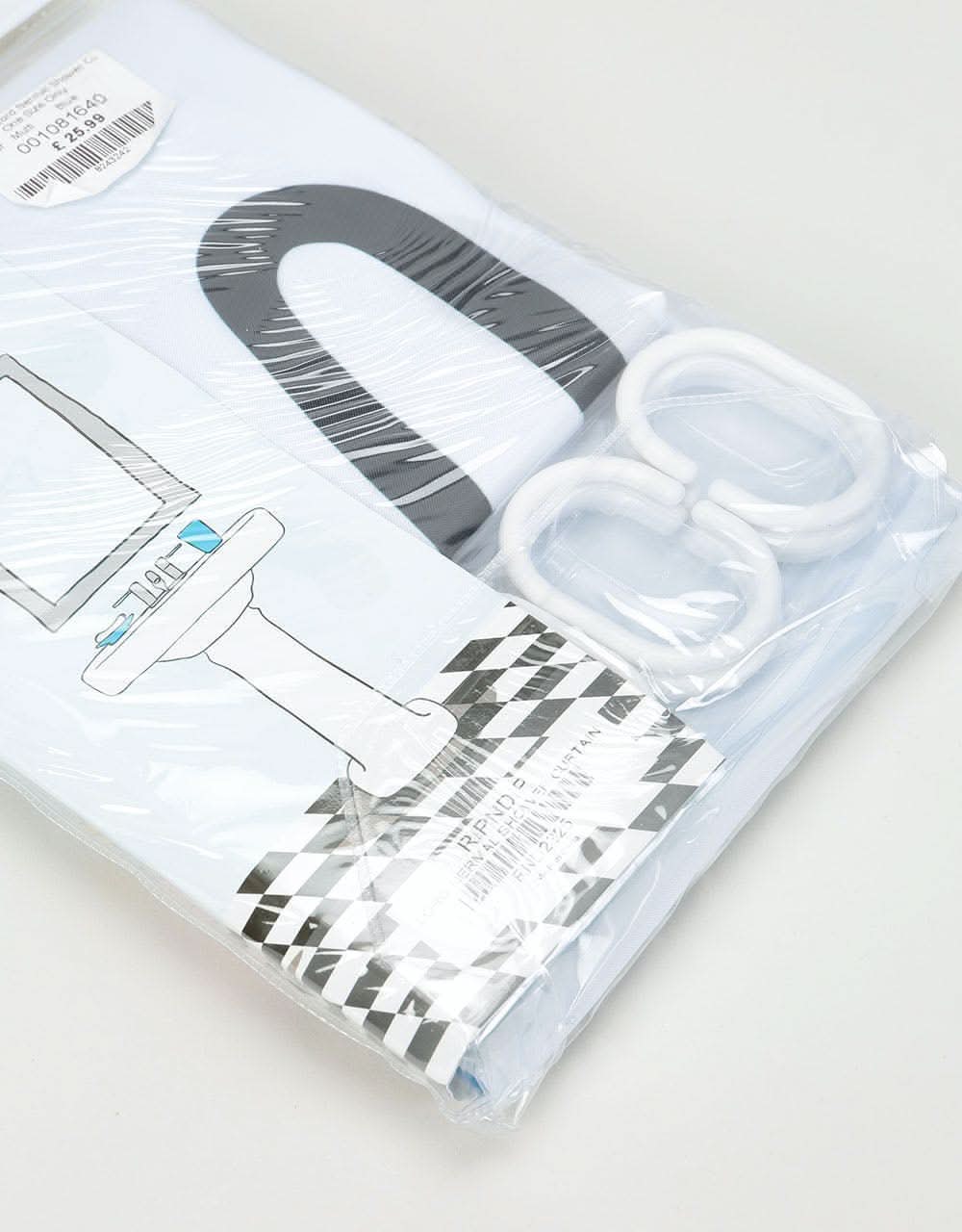 RIPNDIP Lord Nermal Shower Curtain Blue