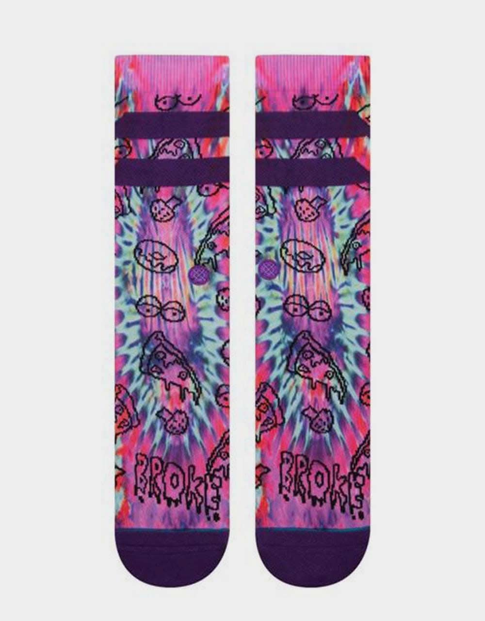 Stance Broke Classic Pique Socks - Purple