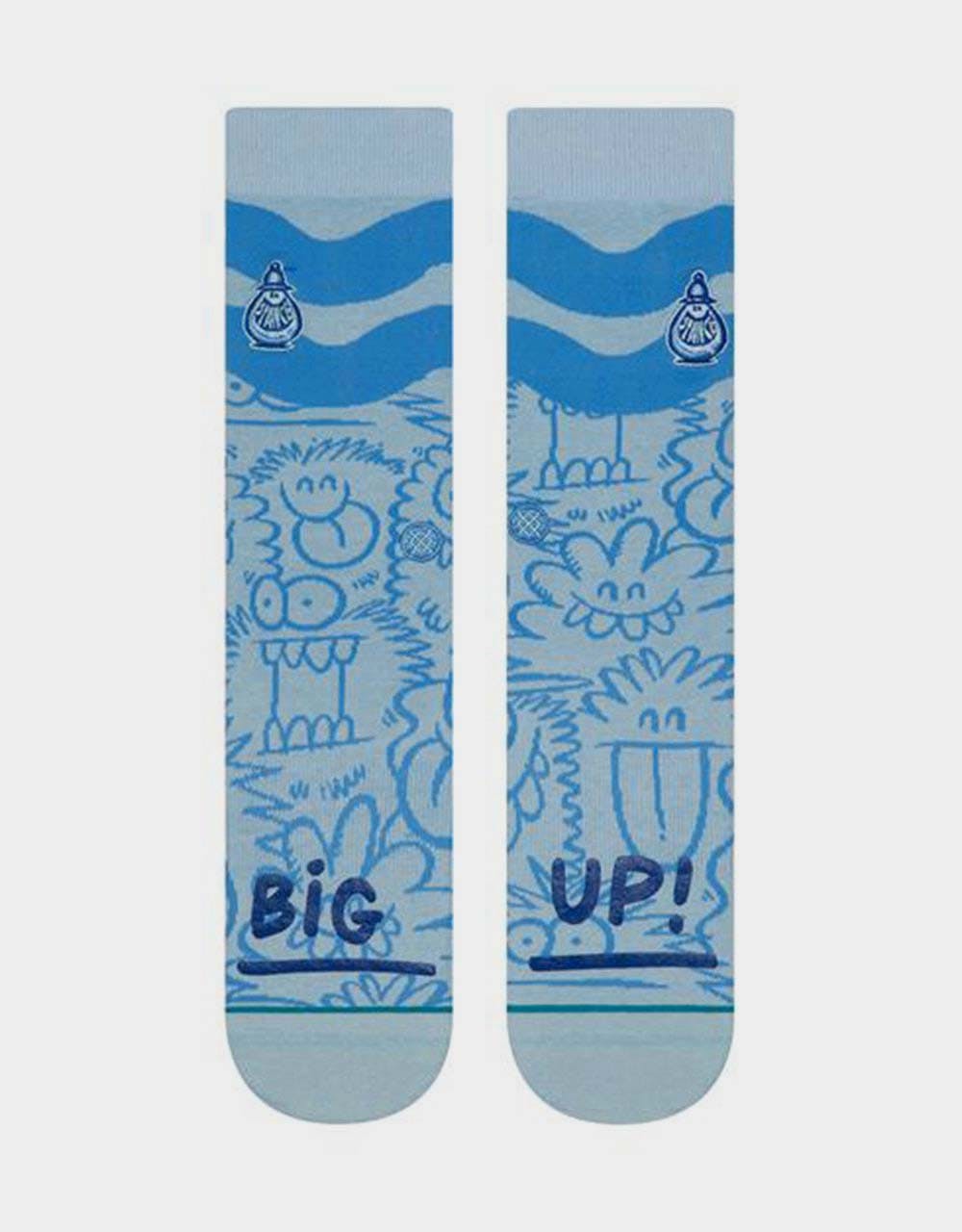 Stance x Kevin Lyons Wave Classic Crew Socks - Blue