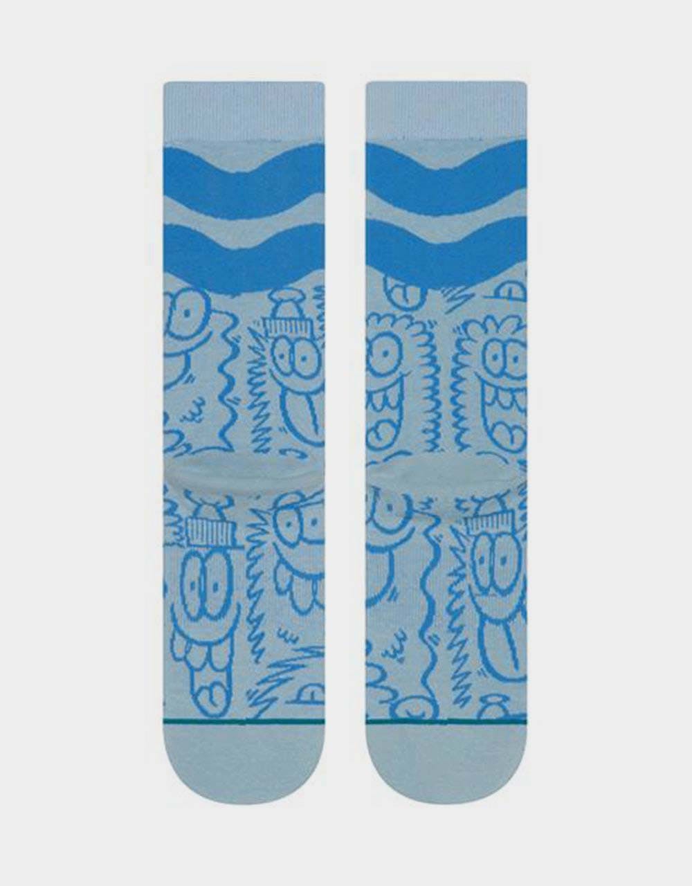 Stance x Kevin Lyons Wave Classic Crew Socks - Blue
